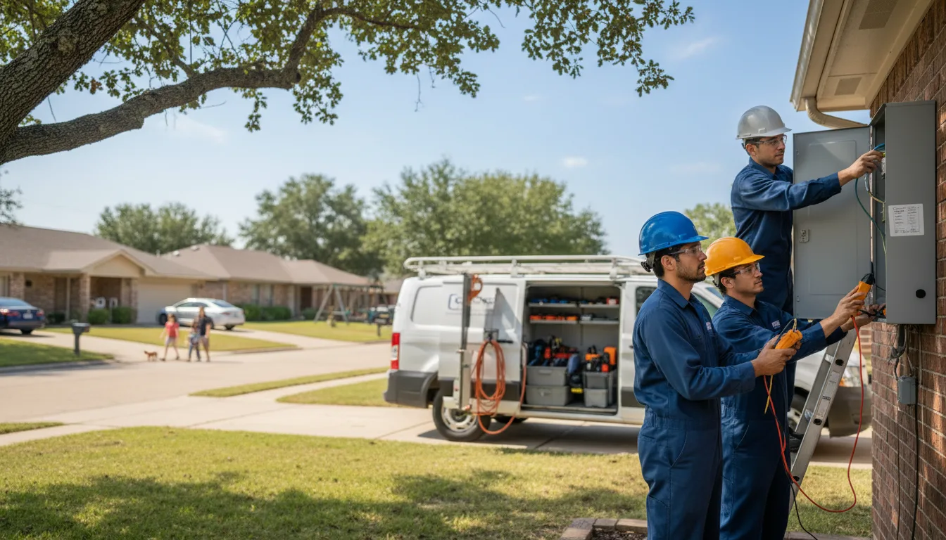 Certified electrician providing emergency electrical services in Centerview, MO